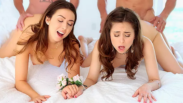 Cuties swap dads so they can get fucked by 'em at prom night